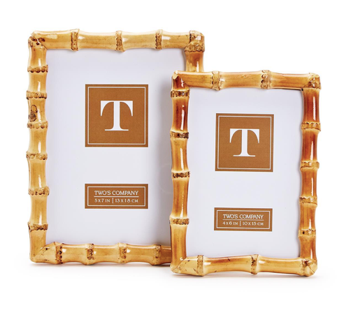 Blonde Natural Bamboo Finish Photo Frame