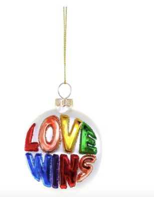 Love Wins Ornament