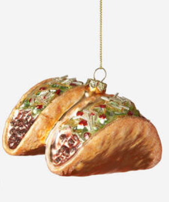 Taco / Guacamole Ornaments