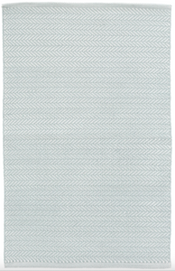 Dash & Albert Herringbone Light Blue/Ivory Indoor-Outdoor Rug (Special Order at SHANTY SHOPPE)