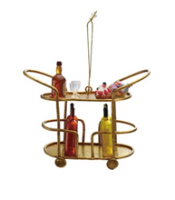 Load image into Gallery viewer, Metal Bar Cart Ornament/  4 Styles