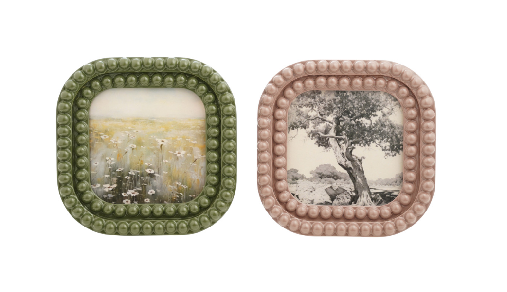 Resin Bobbin 4"x4" Photo Frames