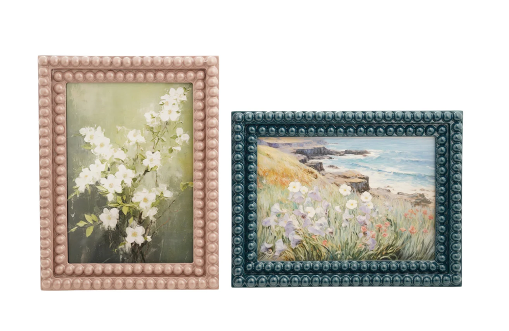 Resin Bobbin 6.5"x 8.5" Photo Frame