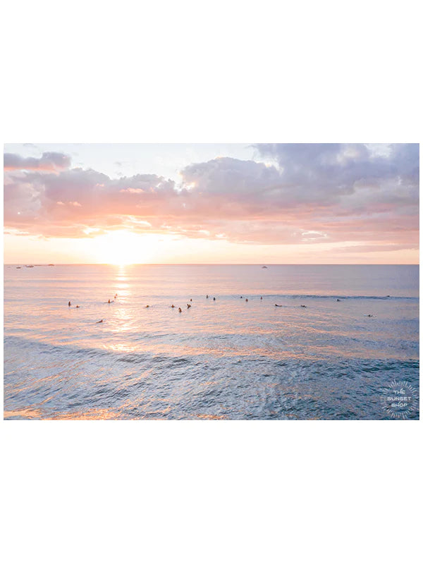 "Sunset Board Meeting" Art Print