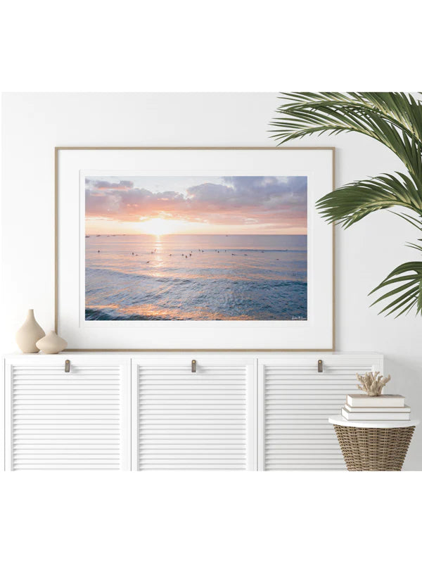 "Sunset Board Meeting" Art Print