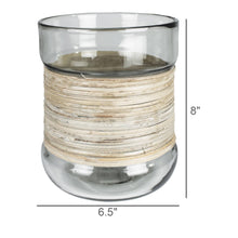 Load image into Gallery viewer, Miley Vase with Cane Wrap