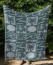 Load image into Gallery viewer, Laguna Plush Throw - Marine