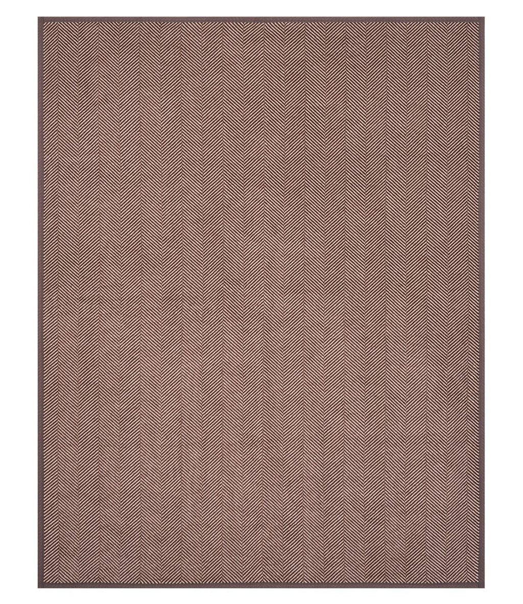 Harborview Herringbone Chocolate Blanket: Original