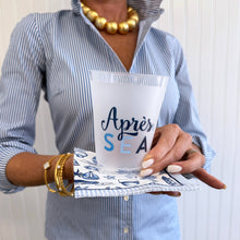 Load image into Gallery viewer, Seaside Toile Print Paper Cocktail Napkins | Pack of 20