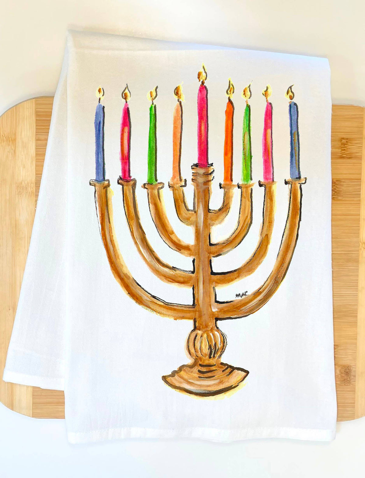 Hanukkah Kitchen Towel