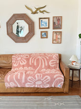 Load image into Gallery viewer, Hanalei Plush Throw - Island Blush