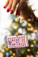 Load image into Gallery viewer, Matchbook Ornament - Merry &amp; Bright