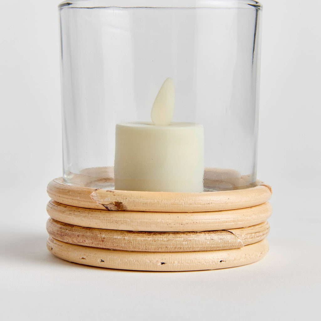 Mini Hurricane/  Glass Rattan