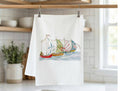 Holiday Floatilla Kitchen Towel: Flour Sack Towel