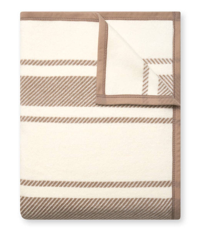 Dockside Stripe Sepia Blanket/ Original Size