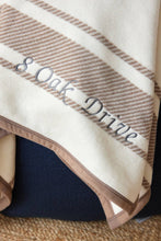 Load image into Gallery viewer, Dockside Stripe Sepia Blanket/ Original Size