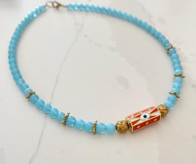 Blue Evil Eye Necklace