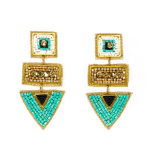 Load image into Gallery viewer, Bay Street Earrings in Turquoise