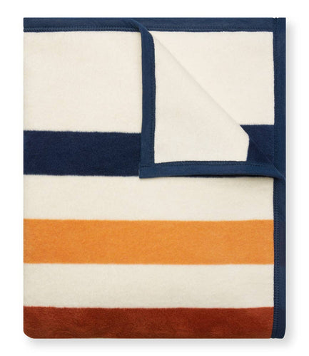 Vintage Casco Bay Stripe Blanket: Original