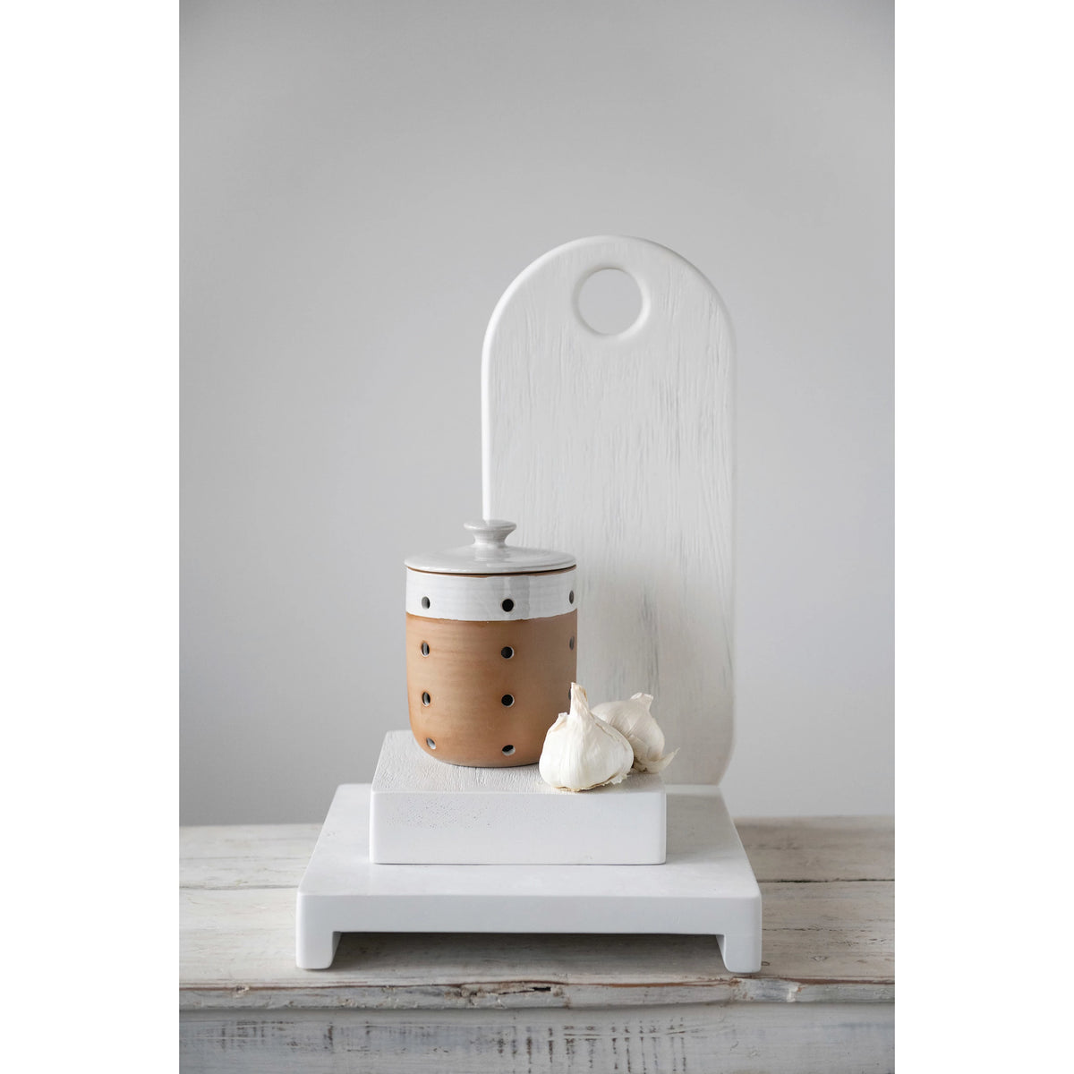 Large Square Footed Cutting Board