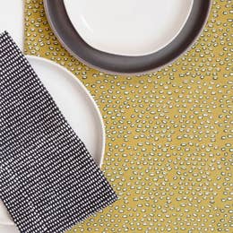 Block Print Rectangle Tablecloths/3 colors
