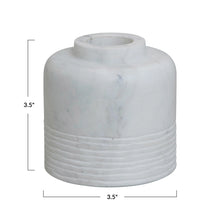 Load image into Gallery viewer, Petite Carved Marble Vase
